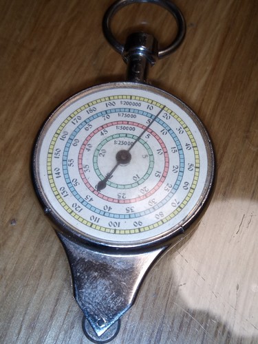 Altes kurvimeter opisometer - kurvimeter,