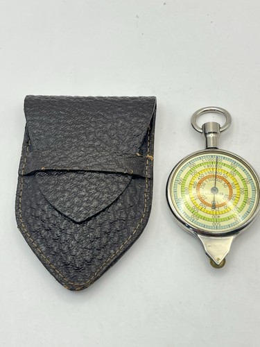 Kurvimeter mit lederetui - kurvimeter,